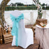 50x Satin Chair Sashes Cloth Cover Wedding Tiffany-2018816777131266054