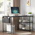 Levede L Shaped Computer Desk Home Desk Black