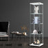 Stacked Display Cabinet Tempered Glass White-2006733283139915783