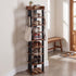 Levede Narrow Shoe Rack Vertical 9-Tier Shoe Storage Organiser Shelf Side Hooks-2072893554740563976