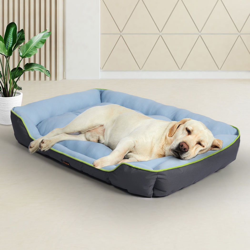 PaWz Pet Cooling Bed Sofa Mat Bolster Single-1864184514591461383