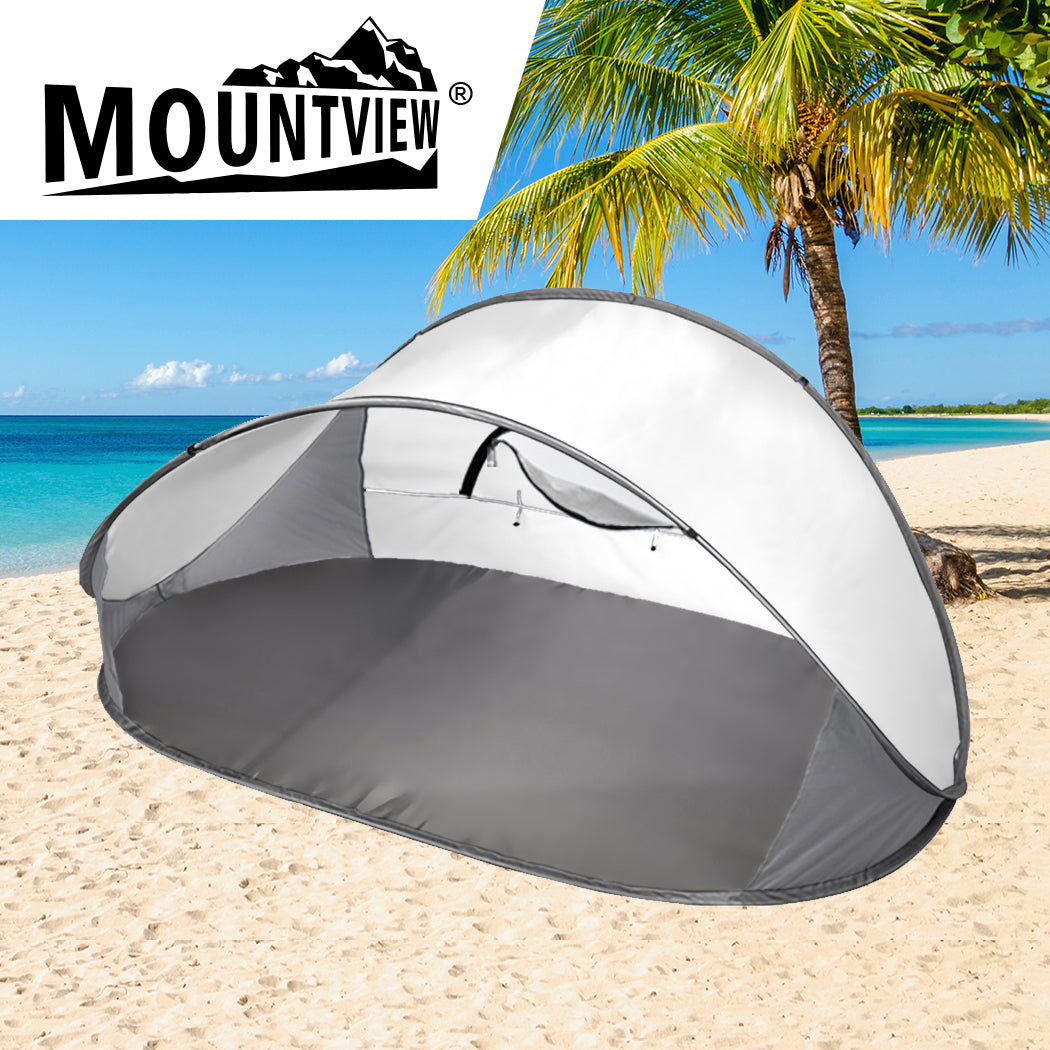 Mountview Pop Up Tent Camping Beach Grey-1886651034986745863