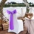 20x Multicoloured Satin Chair Sashes Lavender-2065254449840001030