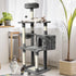 PaWz 130cm Cat Tree Toy Scratching Post Grey-2029387266031489031
