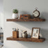 Levede Floating Wall Shelf 2 PCS Wall Mounted Shelves Book Display Storage Rack-2050059023352467463