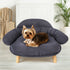 Pawz Elevated Pet Dog Cat Sofa Bed Couch XL Size Grey-2006732904096468999