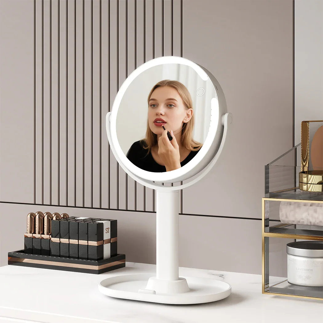 Yezi 10x Magnifying Makeup Mirror with LED Light-2006733389893341191