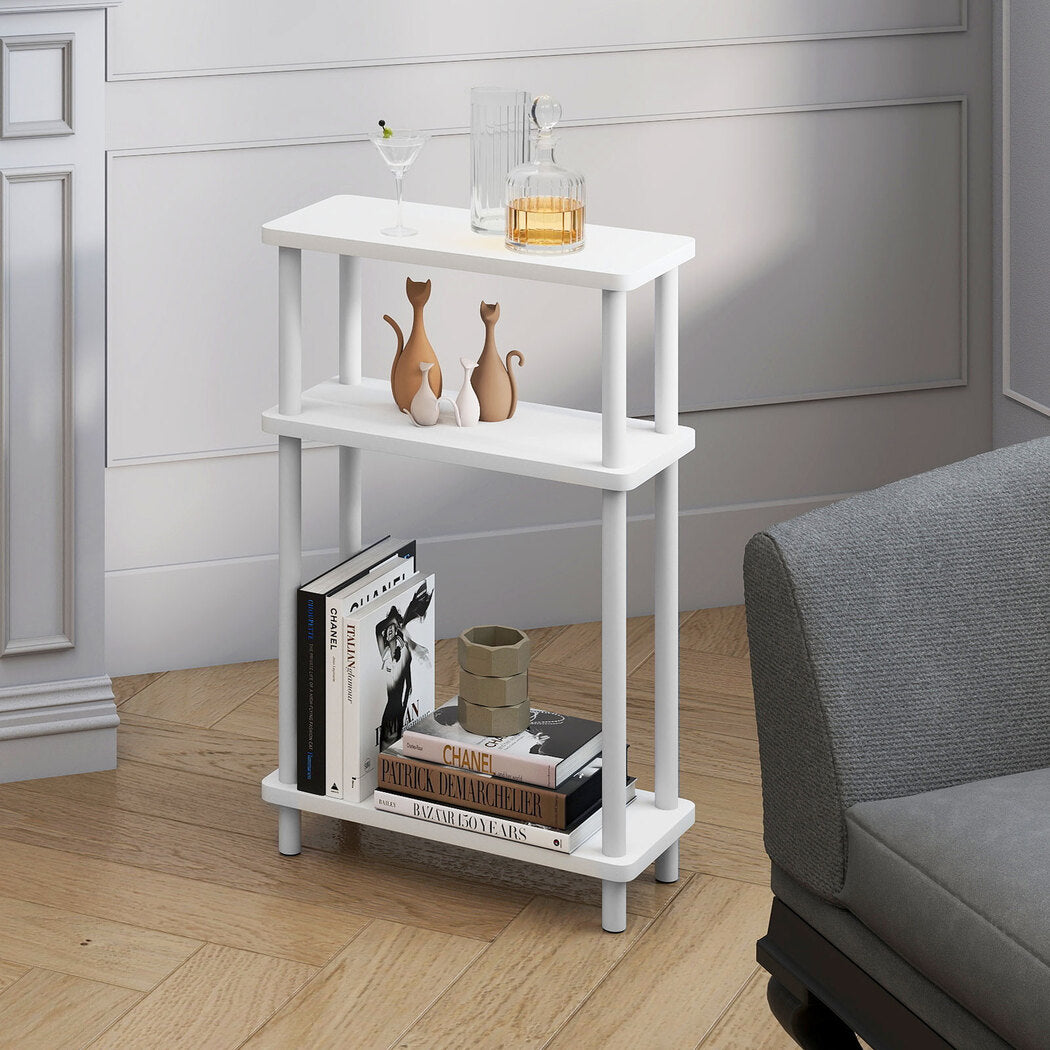 Levede Modern Side Table 3‑Tier Storage Bedside Table-2050056751964884999