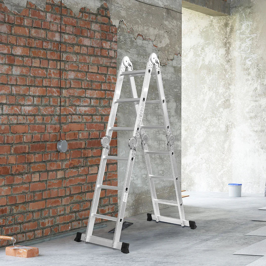 Traderight Multi Purpose Ladder Aluminium-2006733177204379655