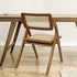 Levede 2X Foldable Rattan Dining Chairs Walnut-2006733269277741063