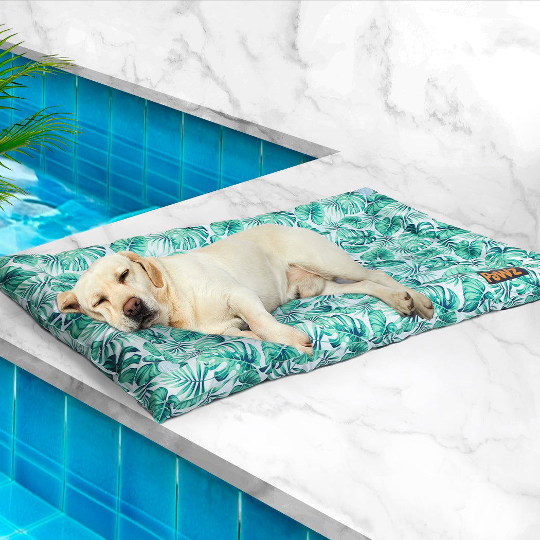 PaWz Pet Cool Gel Mat Cat Bed Dog Bolster M Medium-2029387225569038343