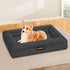 Pawz L Size Orthopedic Dog Bed with Corduroy Removable Cover Waterproof Washable Grey-2065254248601489415