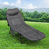 Levede Folding Camping Bed Camp Cots Dark Grey-1894516773521330183