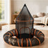 PaWz Cat Tunnel Enclosure Large Foldable Spacious Mesh for Indoor Outdoor Black-2109799598250463240