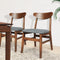 Levede 2xDining Chairs Kitchen Chair Brown 2Pack-2018816901869867015