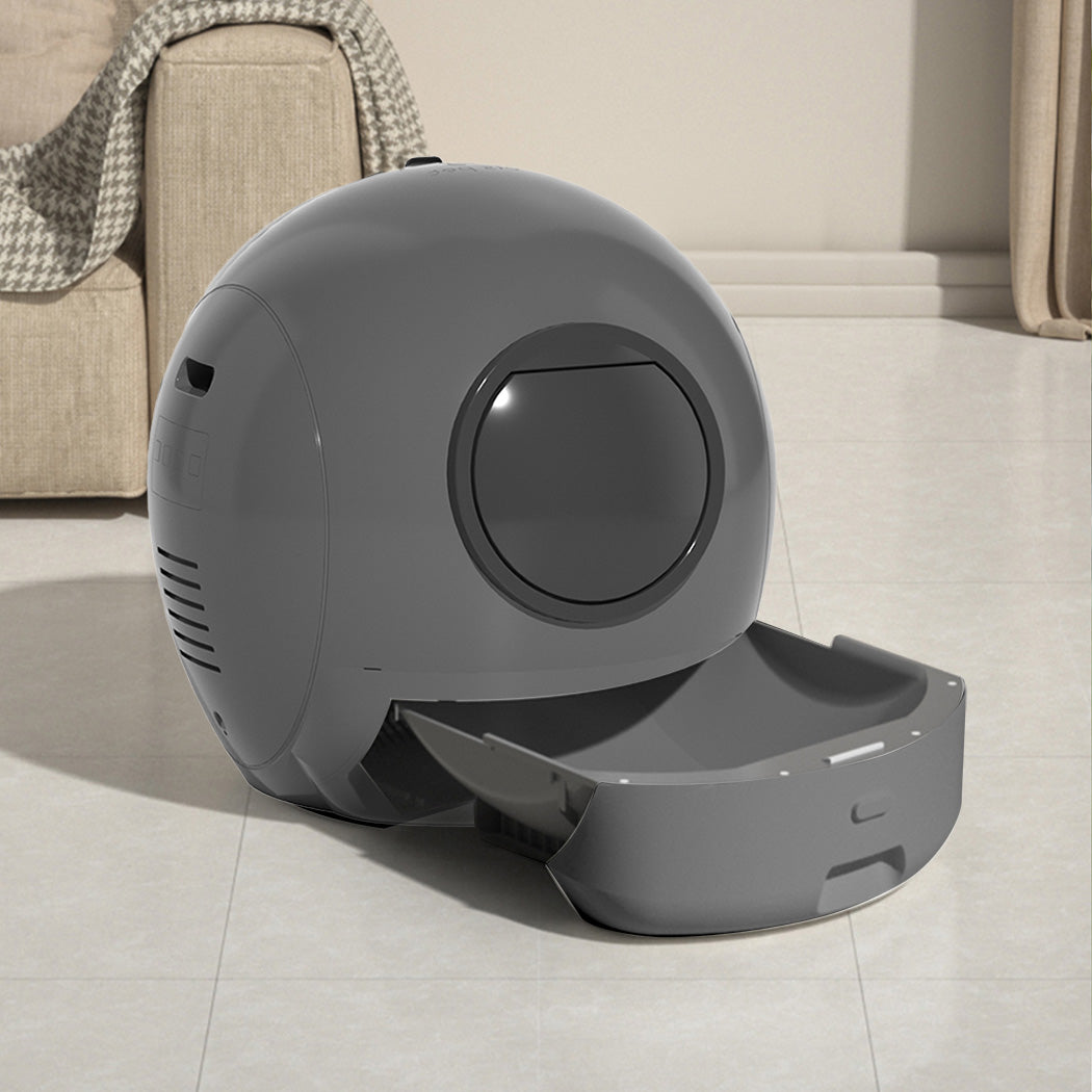 Pawz Automatic Cat Litter Box Large Self-Cleaning Grey-1919278360450699271