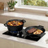 Toque 5.84L Double Dutch Oven 2 in 1 Cast Iron Pan-2050056750580764679