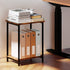 Levede Side Table 2-Tier Industrial Vintage End Table Storage Shelf Nightstand-2050059016343785479