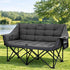 Levede Double Camping Chair Folding Outdoor Portable Fishing Picnic Travel Seat-2050056782503612423