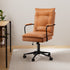 LEVEDE Ergonomic Office Chair Computer PU Brown-1910149778990305287
