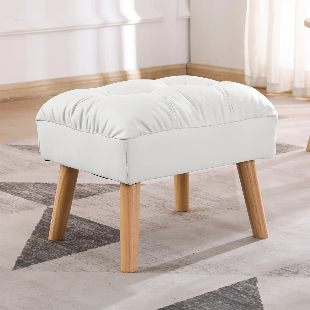 Levede Accent Ottoman Chair Footstool-2018816847268417543
