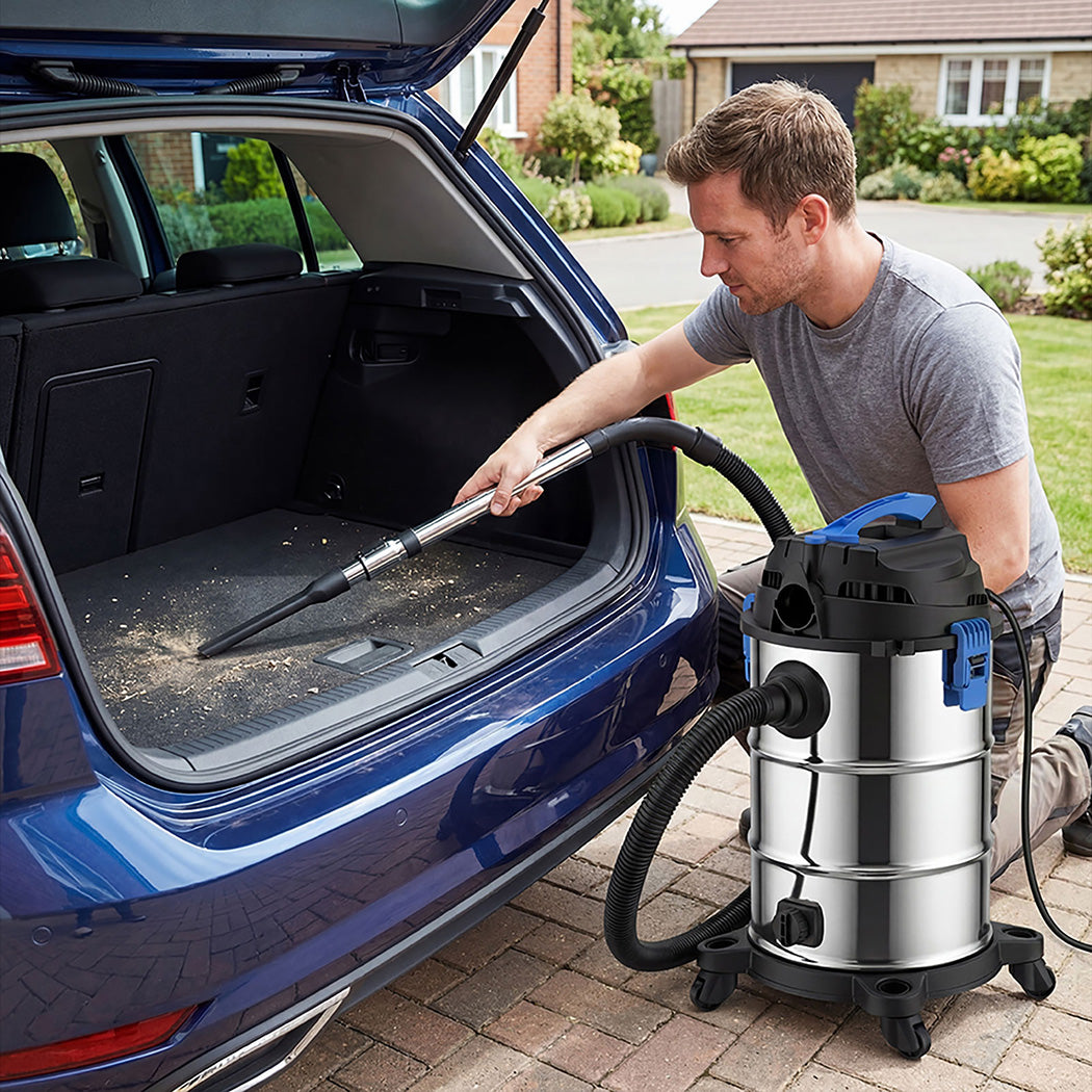 Spector 30L Wet Dry Vacuum Cleaner Blower Car Home Carpet Cleaning Portable-2050059018843590663