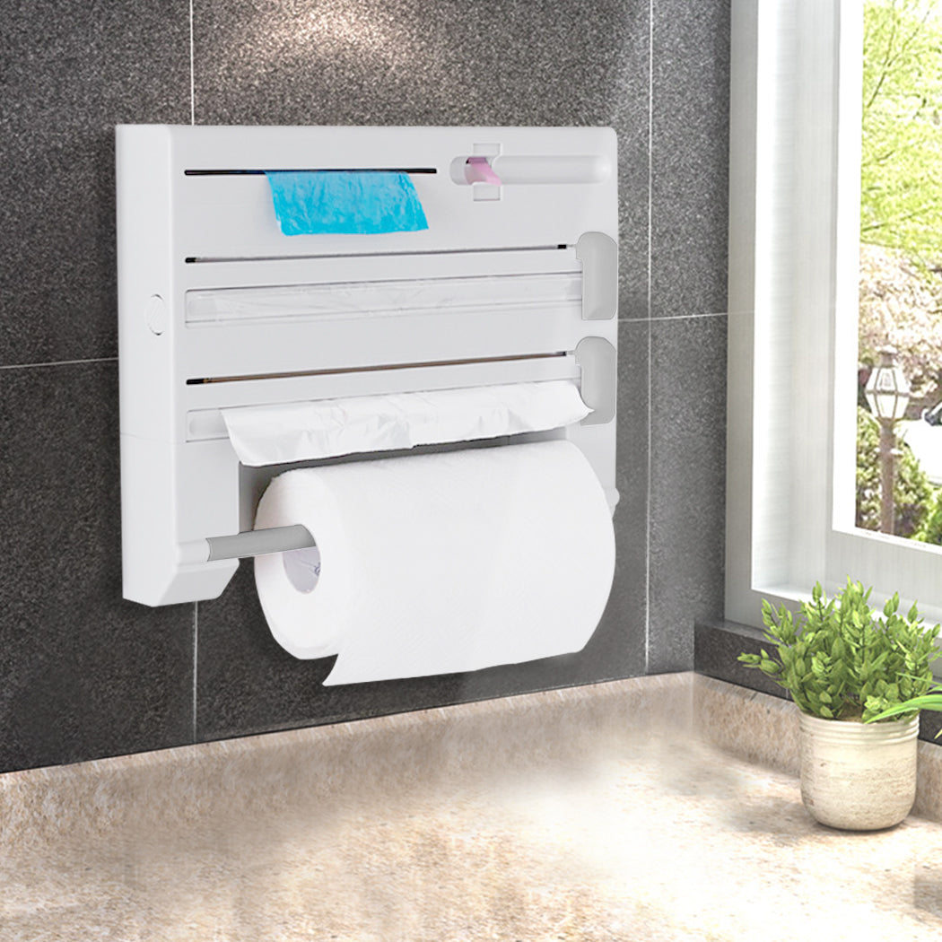 6in1 Wall Mounted Kitchen Rack Towel-2018816676879011847