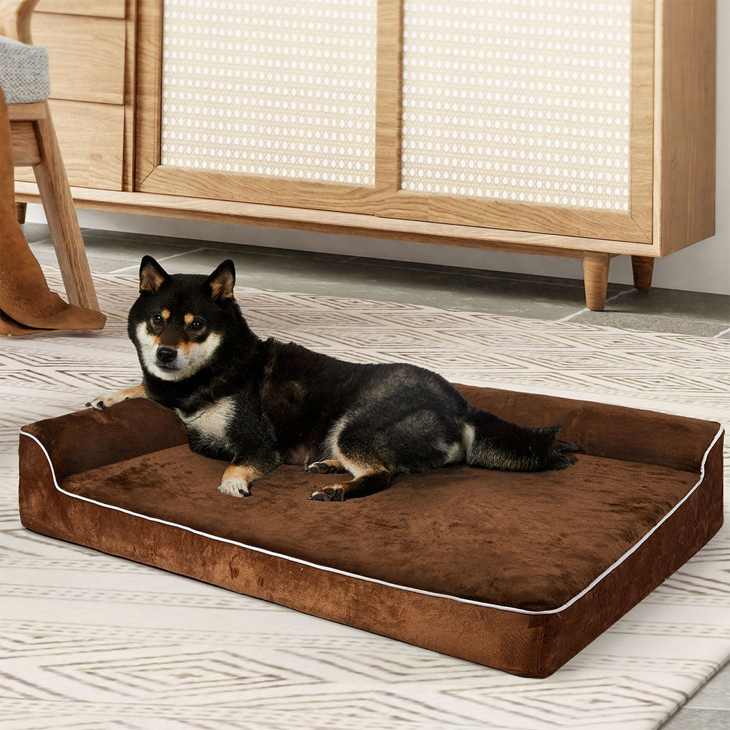 Pawz Orthopedic Dog Bed L Coffee