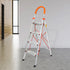 Traderight 4 Step Ladder Folding Aluminium-2029387262730571783