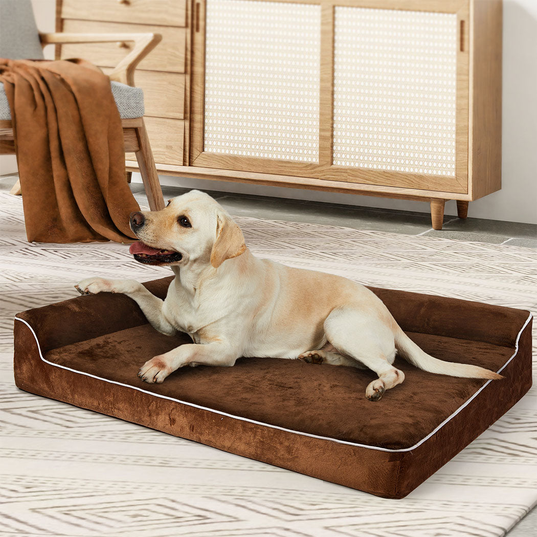 Pawz Orthopedic Dog Bed XL Coffee-1894516776155353095