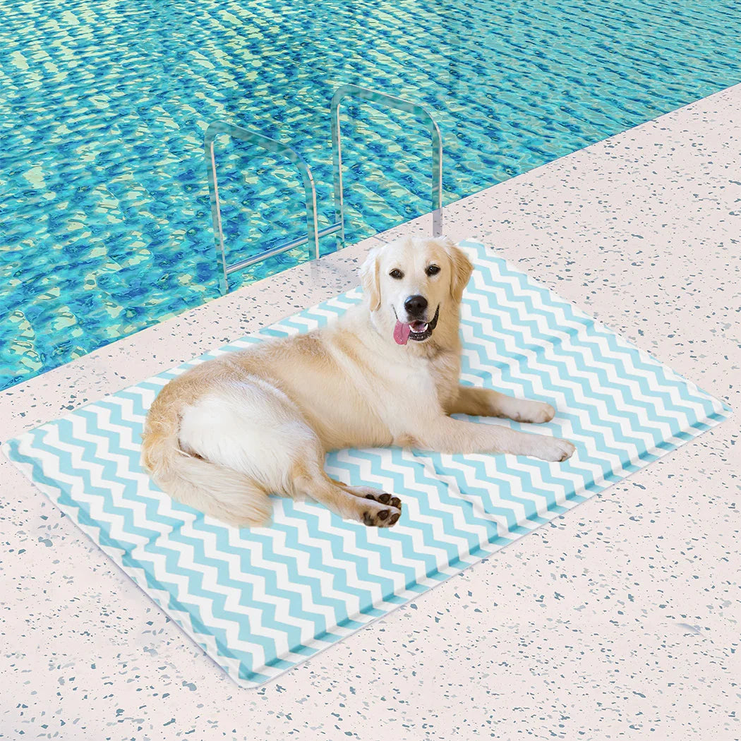Pawz Pet Cooling Mat XL Blue-2006732884844613639