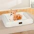 Pawz L Size Orthopedic Dog Bed with Corduroy Removable Cover Waterproof Washable Beige-1938089882417238023