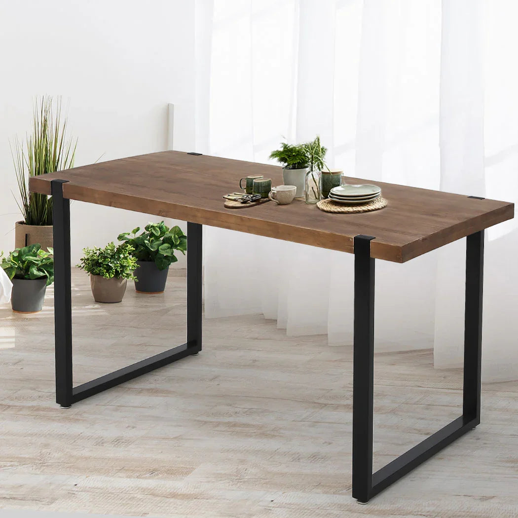 Levede Dining Table Industrial Wooden-2018816929279643655