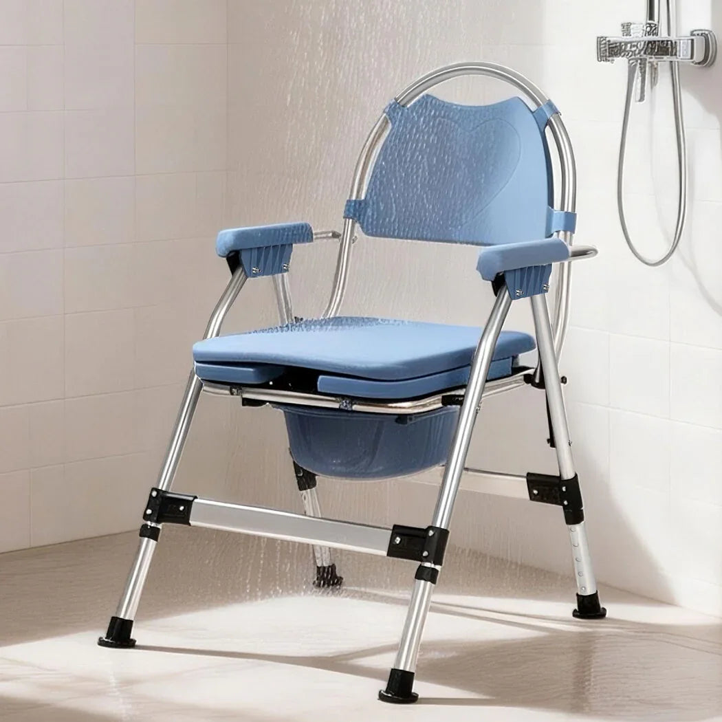 Levede Commode Chair Adjustable Bedside Seat Elderly Pregnant Disability Aid-2050056758713520135