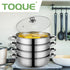 TOQUE Stainless Steel Steamer Meat Vegetable-2025742037680263175