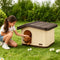 Pawz Plastic Dog Cage Kennel for Small Dogs with Vent-2050056903920324615