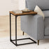 Levede C-shaped End Table Side Sofa Coffee Wood Overbed Laptop Table Industrial