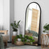 Yezi Floor Mirror Full length Mirrors 1.8M Black-2006733284322709511