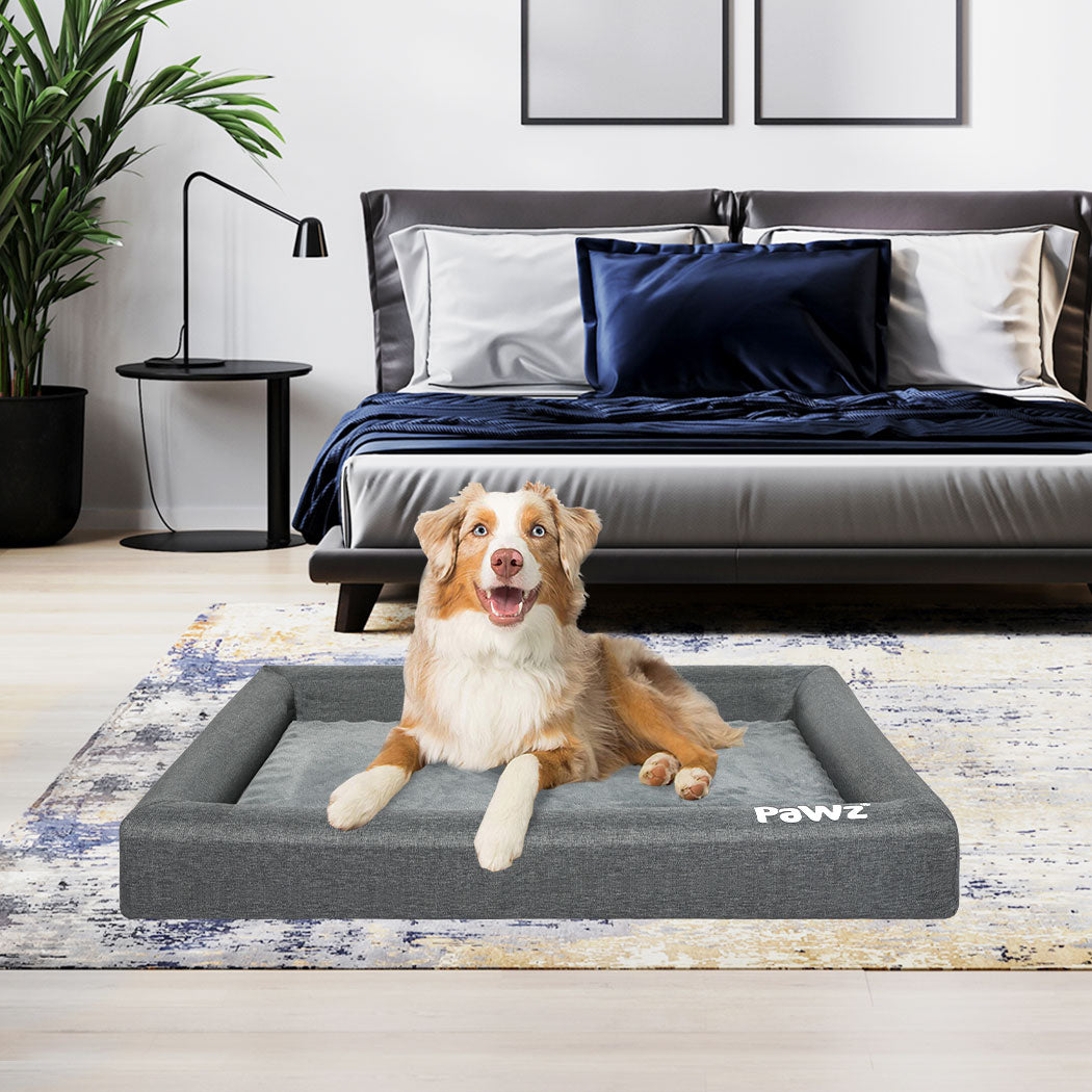 PaWz Memory Foam Pet Bed Calming Dog L Large-2018816752007385095