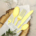 Stainless Steel Cutlery Set Travel Knife Gold-1864184347171622919