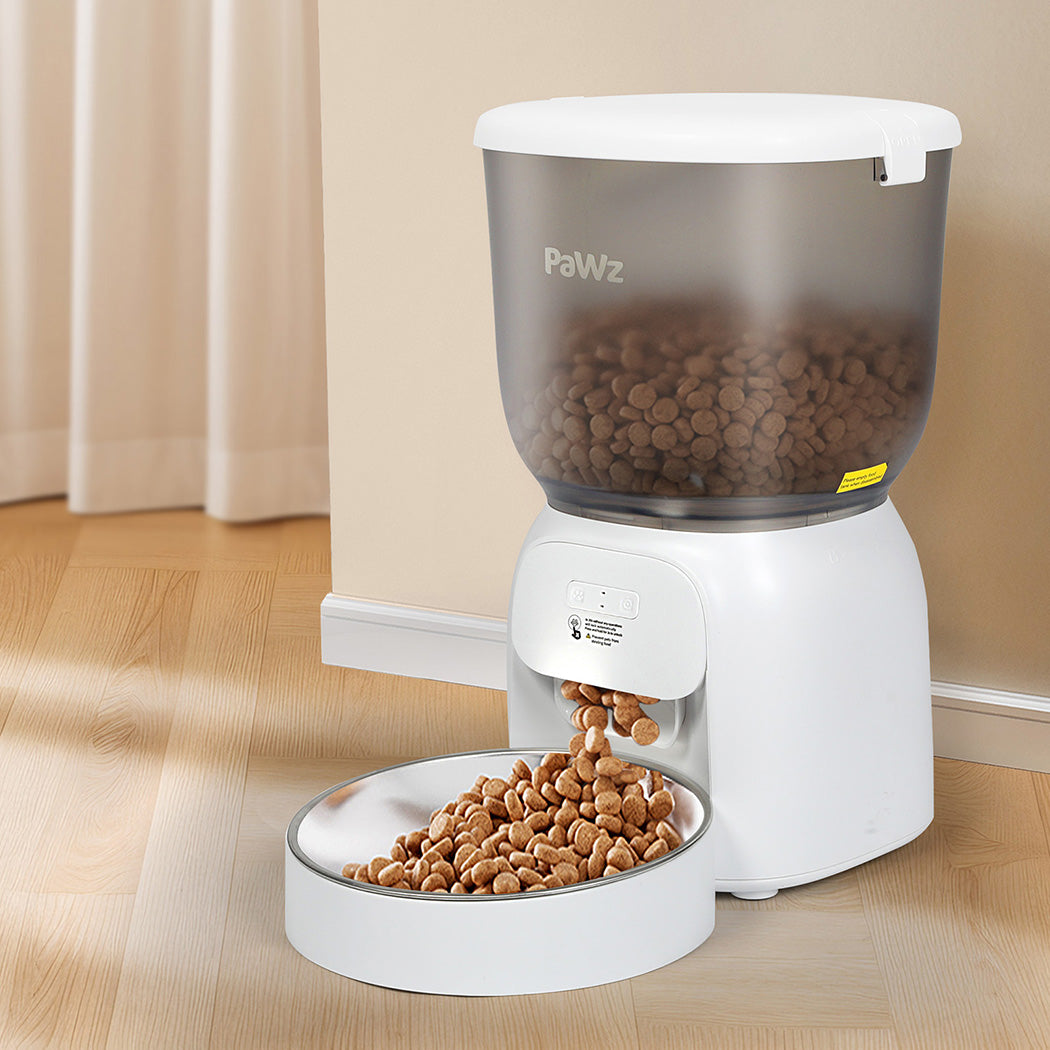 Pawz 4L Automatic Pet Feeder Dog Cat Wifi App-1919278361356668935
