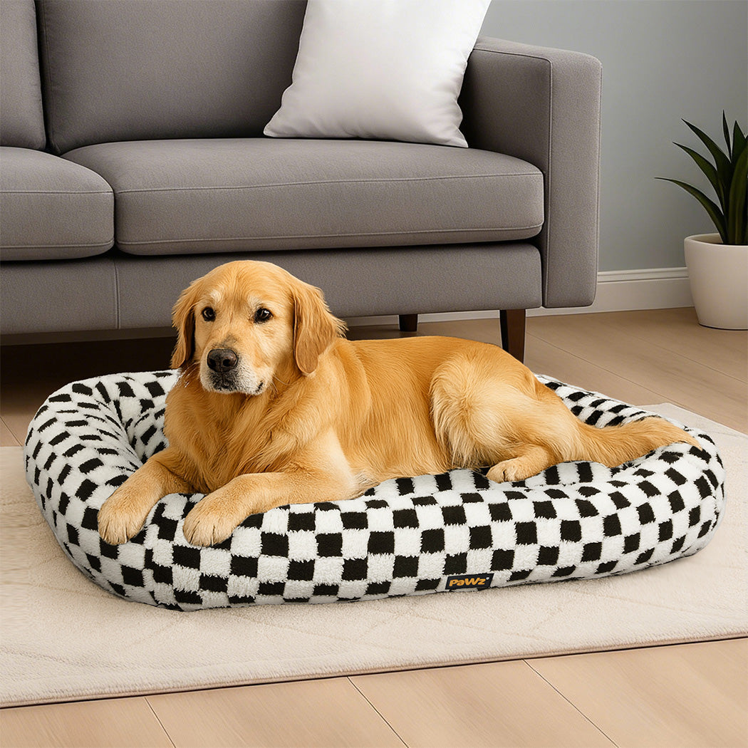 Pawz Dog Bed Calming Pet Plush Bed Soft Washable Bed-2011971122475700231