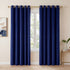 Marlow Velvet Blackout Curtains 2-Panel Room Darkening Eyelet Curtains 132x213cm-2072893566862102535
