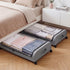 Levede 2x Under Bed Storage Containers for Shoe and Apparel Clear-Lidded Rolling-2072893559022948359