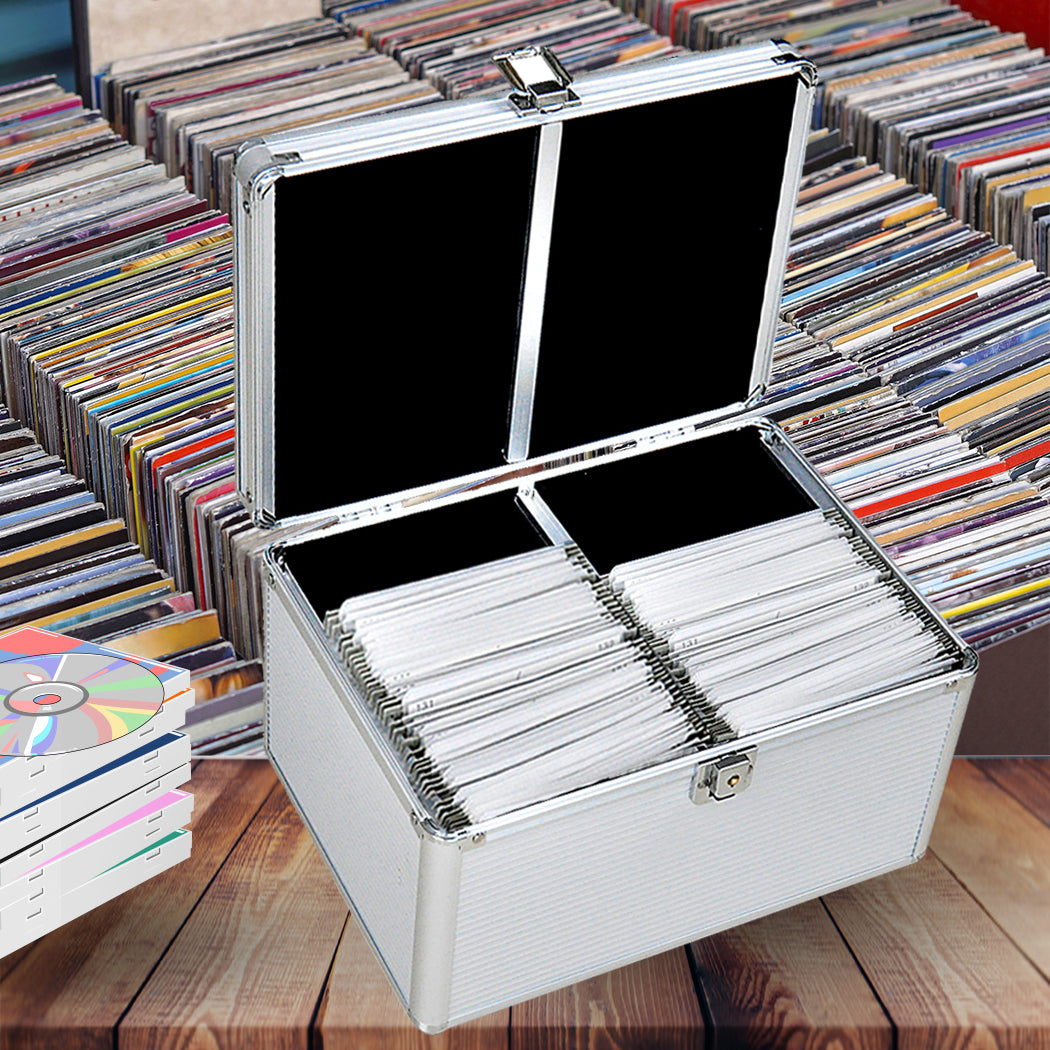 240 Discs Aluminium CD DVD Cases Bluray-2006733034870673414