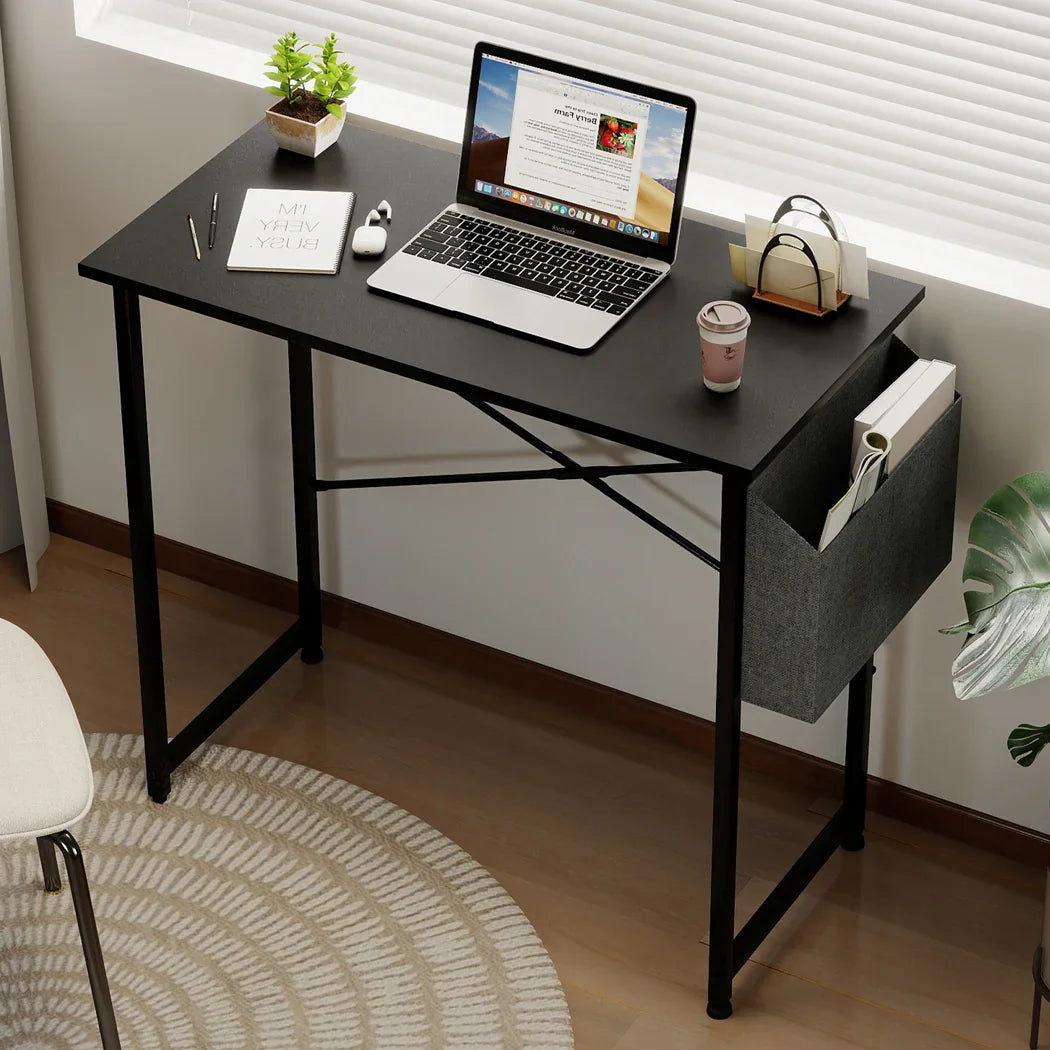 Levede Computer Desk Study Table with Storage Bag Home-2050056910589267975