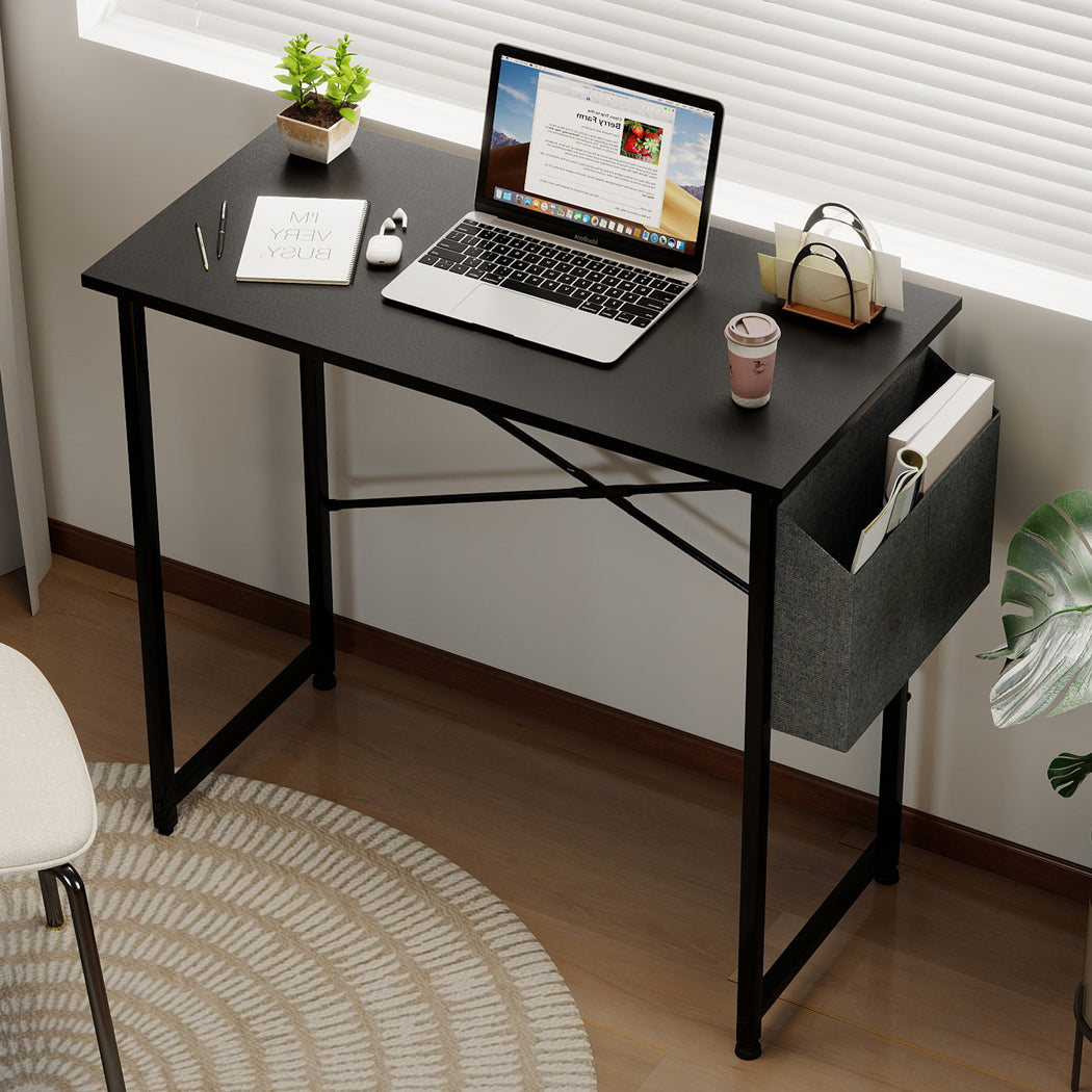 Levede Computer Desk Study Table with Storage Bag Home-2011971107862745095