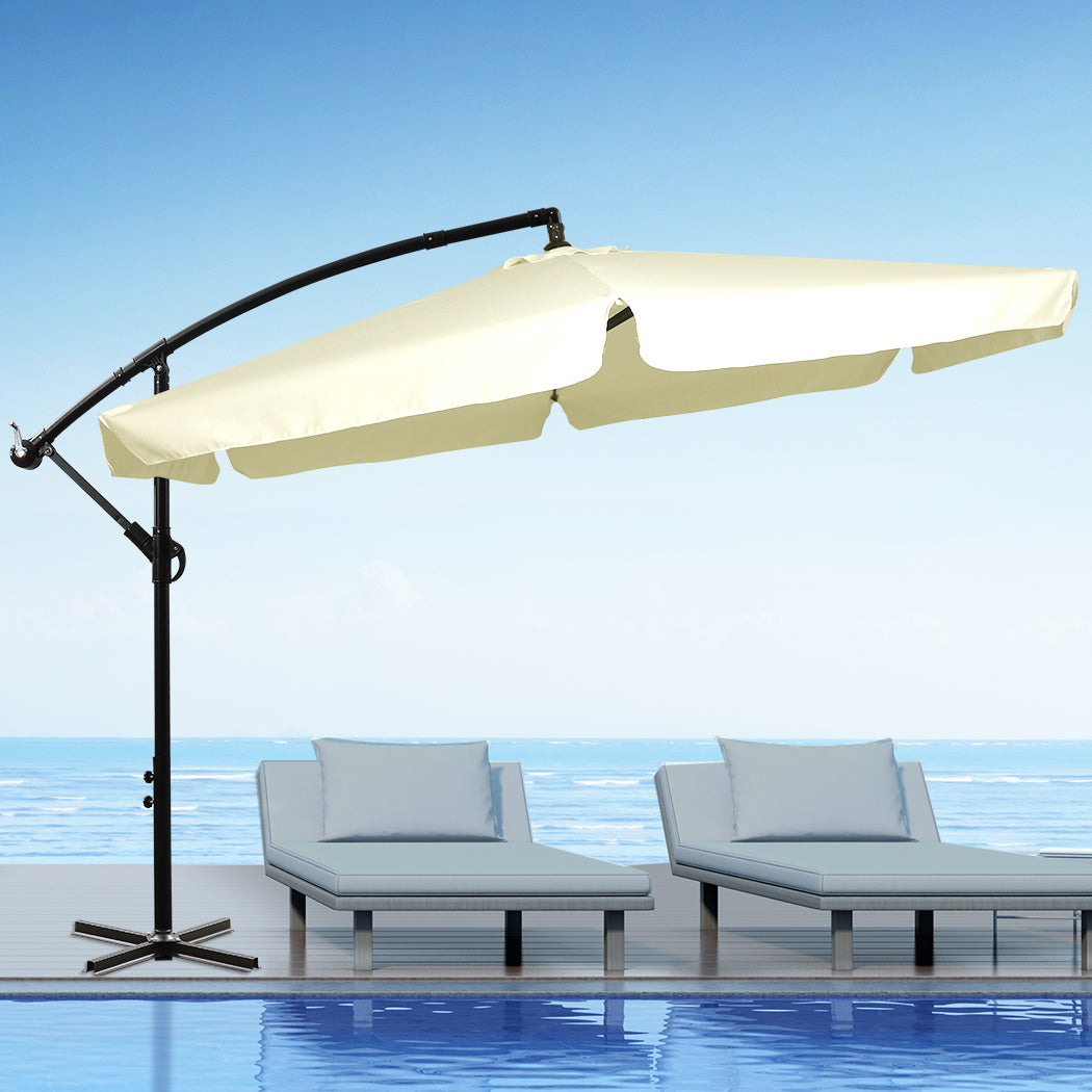 Mountview 3M Outdoor Umbrella Beach Beige Without Base-1864184448094965765
