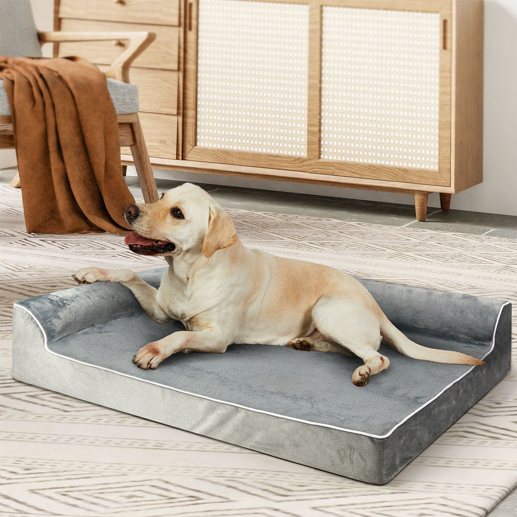Pawz Orthopedic Dog Bed XL Grey-1894516776469925895