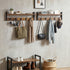 Levede Coat Rack Shelf Wall Mounted Entryway Double Hook Wall Floating Hat Rack-2050059009775505415